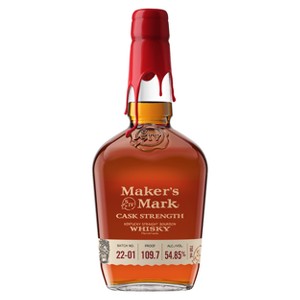 Maker's Mark Bourbon Cask Strength Bourbon Whisky - 750ml Bottle - 1 of 4