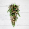 Northlight Ball Ornaments and Berries Glittered Artificial Christmas Swag - 25" - 4 of 4