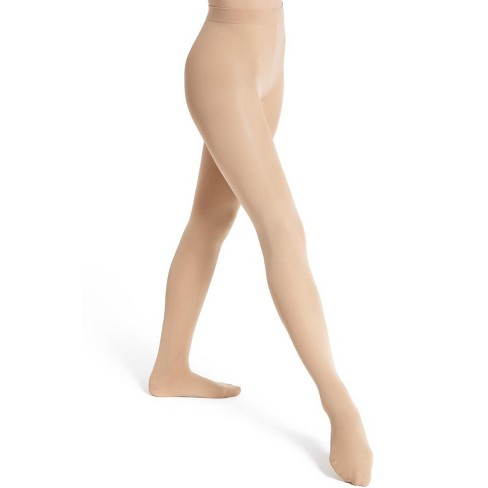 Capezio Girls Ultra Soft Self Knit Waistband Tight Pants Capezio