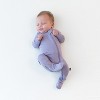 Kyte Baby Zippered Footie in Taro - 2 of 4