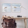 Stupell Industries Seaside Sandpiper Birds Black Framed Giclee Art - 2 of 4
