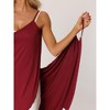 cheibear Women's Cover Ups Beach Seaside Summer Backless Spaghetti Strap Dress Sarongs Wrap - 3 of 4