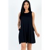 Slickblue Women's Casual Fit Mini Dress, Sleeveless Jersey Style, Flare Skirt, 4 Color Options, Size S-L - 2 of 4