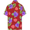 LA LEELA Men's Hawaiian Shirts Short Sleeve Button Down Shirt Mens Tropical Shirts Casual Holiday Summer Party Caribbean Shirts Funny - 2 of 4