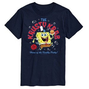 Men's - Spongebob Squarepants - Krusty Krab Home of Krabby Patty Short Sleeve Graphic T-Shirt - 1 of 4