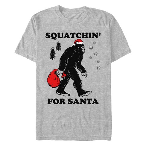 Men's Lost Gods Squatchin' For Santa T-Shirt - image 1 of 4