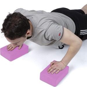Toyzone World High Density Fitness Yoga Blocks Purple - 1 of 3