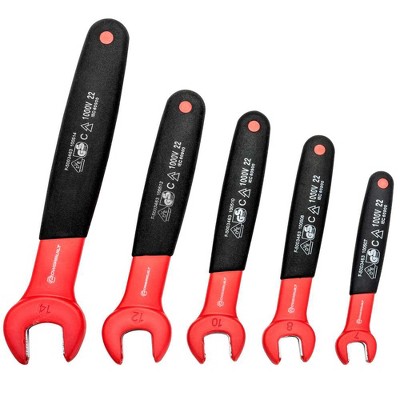 Powerbuilt 5 Piece Insulated VDE Open End Set