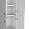 NicBex Storage Buffet Cabinet 71" Freestanding Kitchen Pantry Sideboard Cabinet with 5 Adjustable Shelves, 3 Interior Shelves - 4 of 4