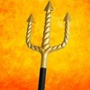 Skeleteen Costume Trident - Gold - 4.5 feet - 2 of 3