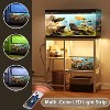 ELJGET 20/40/55 Gallon Fish Tank Stand with Power Outlet & LED Light, Metal Aquarium Stand with 3 Tier Adjustable Storage Shelves, 30.7"*13.8" - 3 of 4