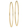 Black Bow Jewelry 1.5mm x 64mm 14k Yellow Gold Polished Round Endless Hoop Earrings - 2 of 4