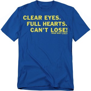 Friday Night Lights Clear Eyes Adult T-Shirt - 1 of 4