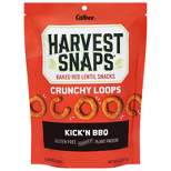 Harvest Snaps Crunchy Loops Kick'n BBQ Baked Red Lentil Snacks - 2.5oz
