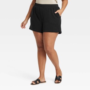 Women's High-Rise Sandwash Pull-On Shorts - A New Day™ - 1 of 3