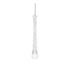 Clear Beaded Glass Icicle Drop Ornament (Set of 12) - 4 of 4
