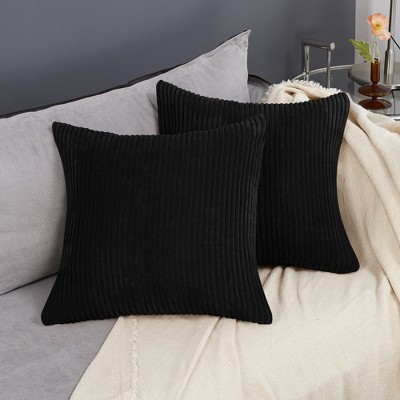 Deconovo Corduroy Throw Pillow Covers 2-Pack – Soft & Durable