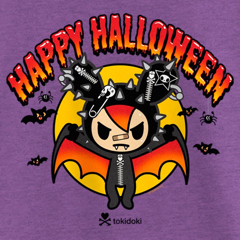 Girl's Tokidoki Happy Halloween Cactus Rocker T-Shirt, 2 of 5