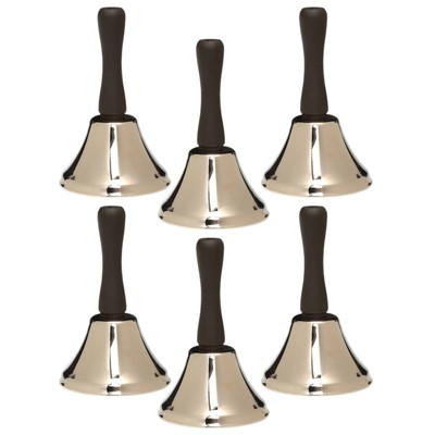 6pk 4" Steel Hand Bells - Ashley Productions