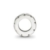 Black Bow Jewelry Sterling Silver Double Grooved Spacer Bead Charm - 2 of 4