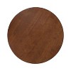 Kate and Laurel Nylah Round Side Table, 24x24x24, Walnut Brown - 4 of 4