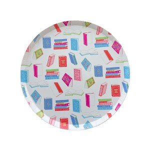 Jollity & Co. - Book Club Dessert Plates - Pack of 8 Paper Plates - 1 of 4