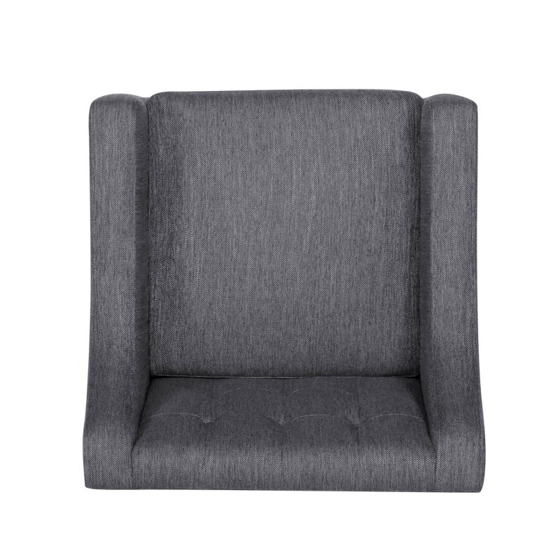 Deanna Contemporary Fabric Tufted Accent Chair - Christopher Knight Home, 6 of 11