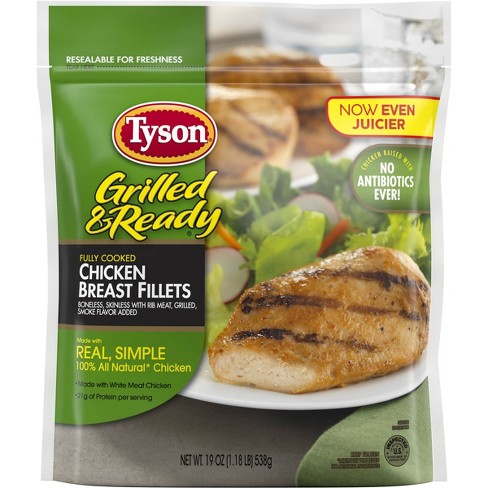 Tyson Grilled Ready Chicken Breast Fillets Frozen 19oz Target