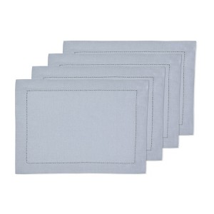 Solino Home Linen Classic Hemstitch Placemats - 1 of 4