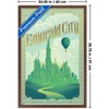 Trends International Wicked - Emerald City Framed Wall Poster Prints - 3 of 4