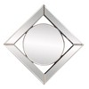 Howard Elliott 12"x12" Lula Square and Round Accent and Wall Mirror: Beveled Edge, Glass Frame, No Assembly Required - image 4 of 4