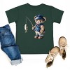 The Juniper Shop Teddy Bear Fisherman Toddler Short Sleeve Tee - 3 of 4