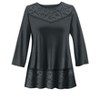 Collections Etc Lace Bodice & Hem Tunic - 4 of 4