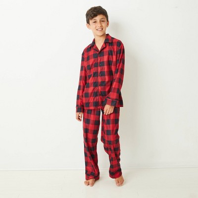boys buffalo check pajama pants