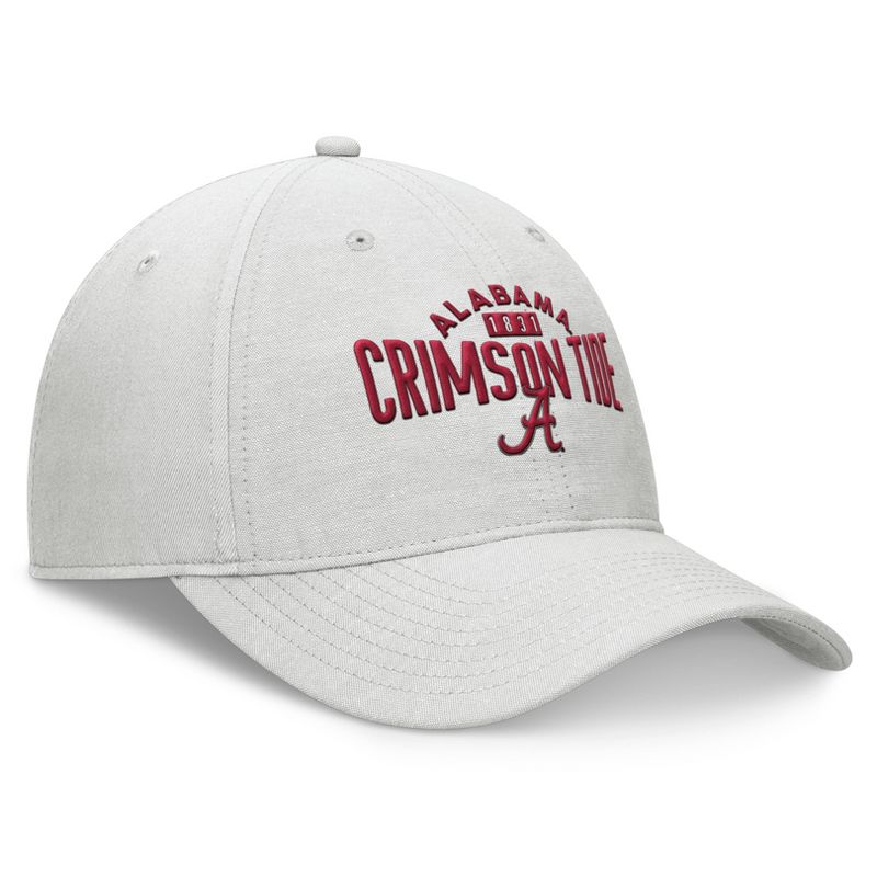 NCAA Alabama Crimson Tide Unstructured Chambray Cotton Hat - Gray, 3 of 5
