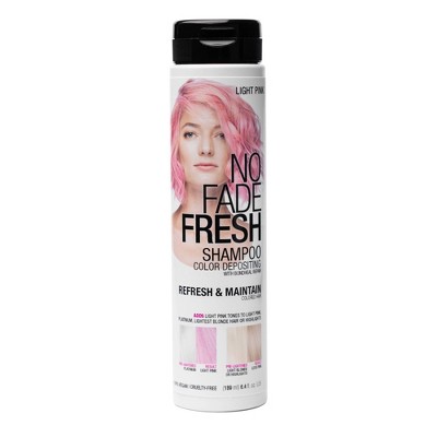 No Fade Fresh Color Depositing Semi-Permanent Hair Color Shampoo - Light Pink - 6.4 fl oz