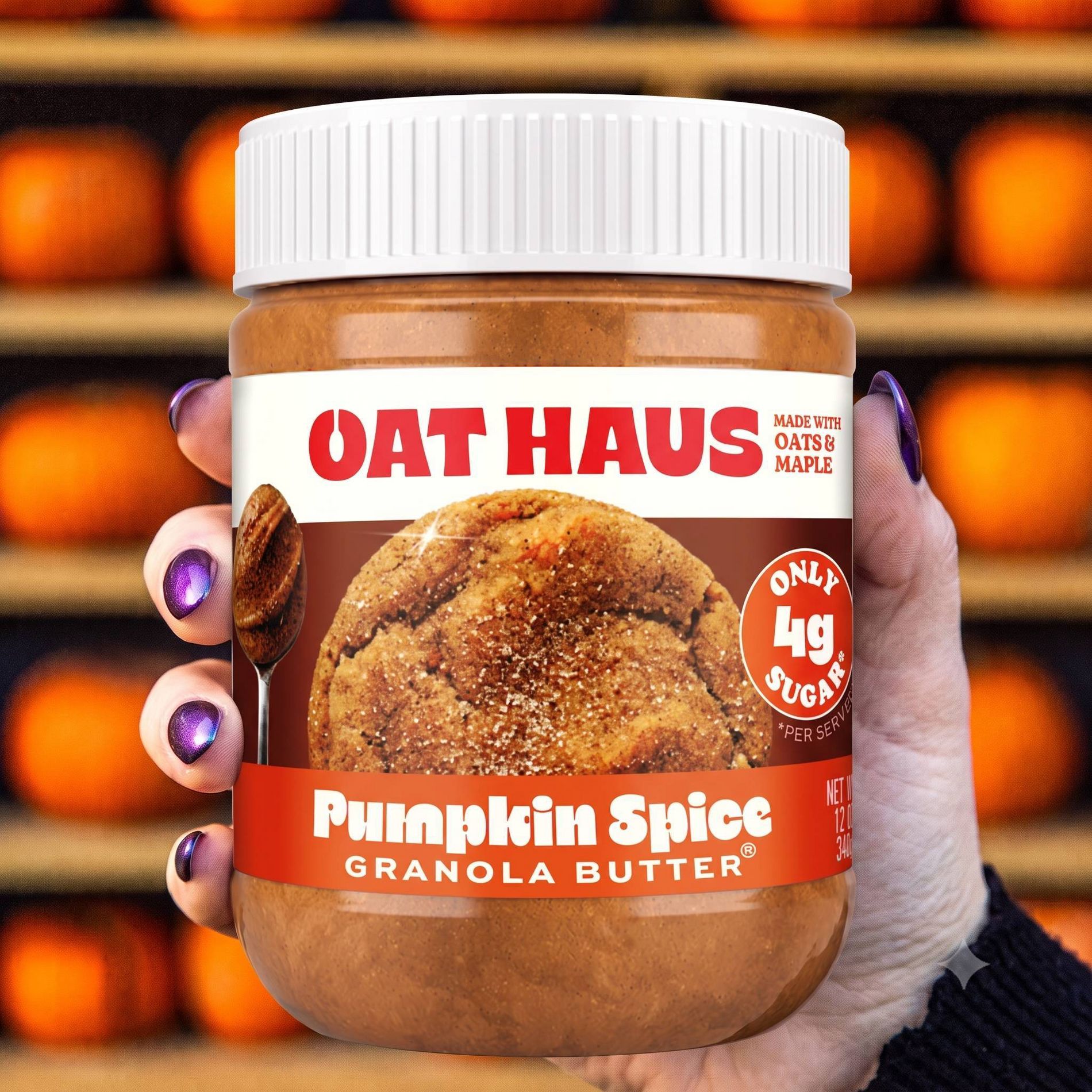 Oat Haus Pumpkin Spice Granola Butter - 12oz
