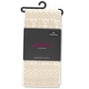 Memoi Snowflake Cotton Blend Sweater Tights - 2 of 3