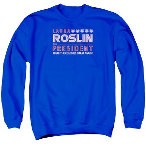 Bsg Roslin For President Adult Crewneck Sweatshirt - 1 of 4