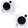 Winado 13.2Ibs Compact Household Electric Dryer in White - 4 of 4