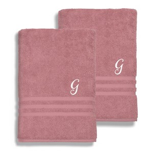 Linum Home Textiles 100% Turkish Cotton 2PC Denzi Bath Towel Set - 1 of 1