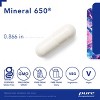 Pure Encapsulations Mineral 650 - Hypoallergenic Combination of Balanced Chelated-Minerals - 180 Capsules - 3 of 4