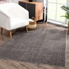 Hauteloom Judy Solid Dark Gray Washable Shag Rug - 2 of 4