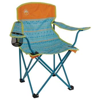 Coleman Kids' Quad Outdoor Portable Camp Chair - Teal