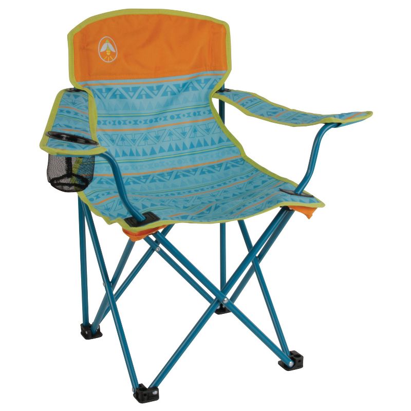 Coleman Kids&#39; Quad Outdoor Portable Camp Chair - Teal, 1 of 7