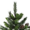 Northlight Snowy Delta Pine with Pinecones White Tipped Artificial Christmas Tree - 7' - Unlit - 2 of 4