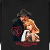Men's - Yellowstone - Rip And Beth Montana Valentine Graphic Fleece Sweatshirt - 2 of 4