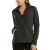 Sofra Women's Polar Fleece Full Zip Up Winter Jacket - 2 of 4
