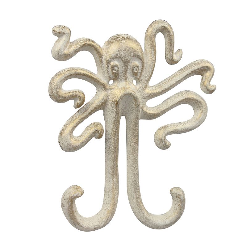 Octopus Double Cast Iron Hook Wall Decor - Stonebriar Collection, 2 of 6