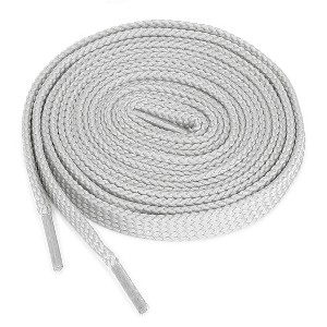 INSPIRE CHIC Double Layer Hollow Thick Flat Shoelaces 2 Pairs - 1 of 4